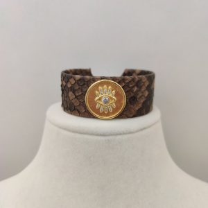 CHARM HATHOR KROUMA BİLEKLİK-KAHVERENGİ